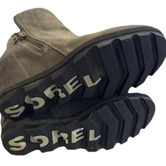 Sorel Boot Women 8 Joan Of Arctic Hidden Wedge Bootie NL3364-052 Gray - Picture 4 of 4
